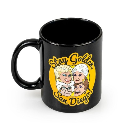 Just Funky The Golden Girls Stay Golden San Diego Ceramic Mug | 11 Ounces| Golden Girls Mug