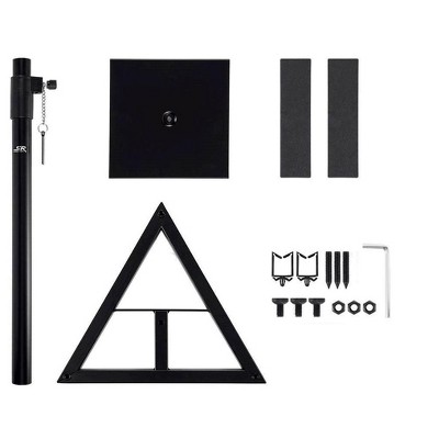 Adjustable Black Steel Studio Monitor Speaker Stand
