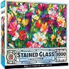 MasterPieces Stained Glass 1000 Piece Puzzle - Flowers in Bloom - 19.25"x26.75" - 2 of 4