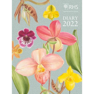 Royal Horticultural Society Desk Diary 2022 - (Hardcover)