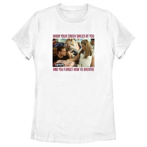 Women's Clueless When Your Crush Smiles At You T-Shirt - 1 of 4