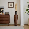 ORRD Hand-Woven Tall Floor Vase, 39 Inch Large Decorative Vase for Farmhouse Boho Home Decor, Perfect for Living Room, Entryway, Office - 4 of 4