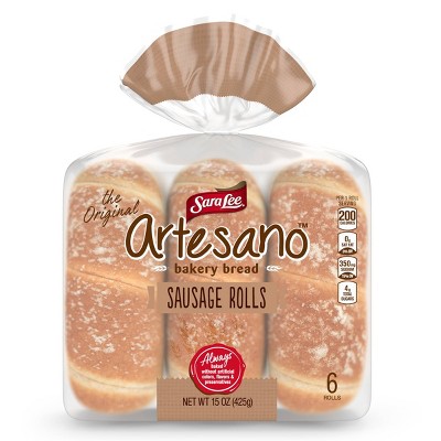 Sara Lee Artesano Sausage Rolls - 15oz