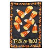 Candy Corn Greetings Garden Lustre Flag - 2 of 2