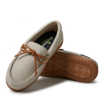 Dearfoams Women's Wilmington Wool Blend House Shoe Moccasin Slipper
