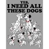 Boy's One Hundred and One Dalmatians Yes, I Need All These Dogs Pull Over Hoodie - image 2 of 4