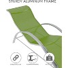 WhizMaz Outdoor Chaise Lounge Set of 3 - Pool & Beach Recliner Chairs with Side Table for Deck, Balcony, Lawn, Patio - 4 of 4