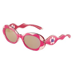 Dolce & Gabbana DX 6005 30981T Childrens Oval Sunglasses Pink 49mm - 1 of 3