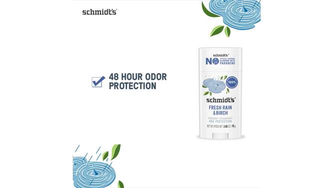 Schmidt&#39;s 24-Hour Natural Deodorant Stick - Woodsy/Earthy/Fresh Scent - 2.65oz, 2 of 8, play video