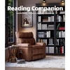 Jojoka Lazy Recliner Sofa Chair for Adults, PU Leather Manual Reclining Lounge with Swivel Base and Side Pocket - 3 of 4