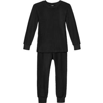 City Threads USA-Made Cotton Thermal Long John Set - Heavier Weight for Boys and Girls