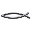 Dicksons, Small Silver Chrome Christian Jesus Fish Symbol, for Car, Vehicle, Truck, Van, Super Adhesive, All Weather, Inspirational Bumper, Easy Peel - 4 of 4