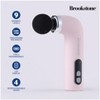 Brookstone Compact Cordless Percussion Massager – Rechargeable with 9 Speeds, 4 Heads & LED Display - 2 of 4