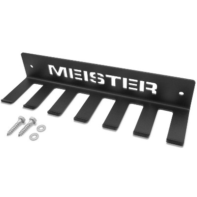 Meister Heavy-Duty Black Steel Wall Rack for Gym Accessories