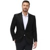 Clearlove Tuxedo Jacket for Men One Button Blazer Floral Shawl Lapel Suit Jacket Paisley Slim Fit Blazers,Black,XXL - 4 of 4