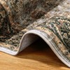 Vintage Area Rugs Floral Printed Indoor Mat Non-Slip Backing Throw Rugs Washable Low Pile Accent Carpet for Bedroom - 4 of 4