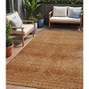 HomeRoots 5' X 8' Copper And Ivory Geometric Washable Indoor Outdoor Area Rug - 2 of 4