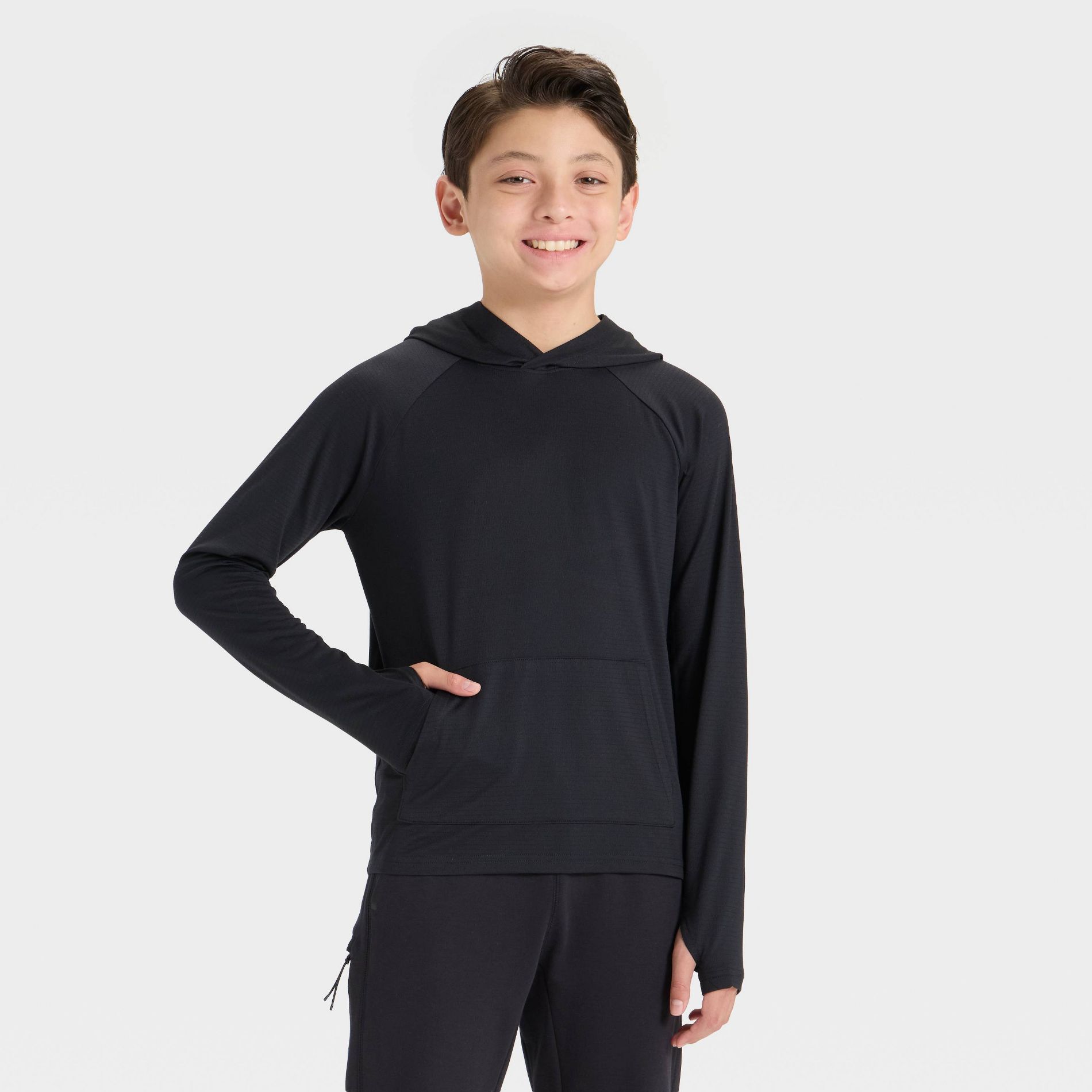 Boys' Raglan Hooded T-Shirt - All In Motion™
