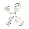 Unique Bargains Metal Finger Picks Ukulele Guitar Picks Silver Tone 4 Pcs - 3 of 4