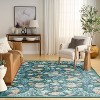 Nourison Botanical Washables Floral Indoor Flatweave Rug - 4 of 4