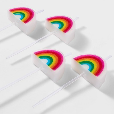 5ct Rainbow Shaped Candles - Spritz&#8482;