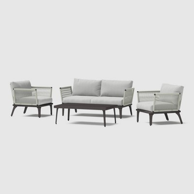 Evanon 4pc Rope Seating Set - RST Brands