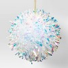 4ct 6" Christmas Iridescent Pom Pom Ball Ornament Set White - Wondershop™ - 3 of 3