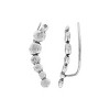 Silpada 'Rising Flames' Climber Earrings in Sterling Silver - 2 of 4