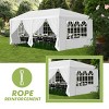 1pc Outdoor Event Tent with Iron Frame and  Removable Sidewalls No Furniture Included - Coolbibila - 3 of 4