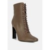 Wyndham Lace Up Leather Ankle Boots Women - 2 of 4