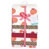 Hudson Baby Infant Girl Cotton Flannel Receiving Blanket Bundle, Cutest Pumpkin, One Size - 2 of 4