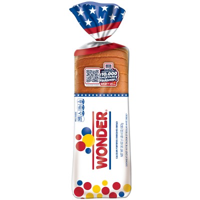 Wonder Round Top White Sliced Bread - 20oz