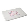 Deny Designs April Lane Art Fancy Bow Monogram Memory Foam Bath Mat - 2 of 4