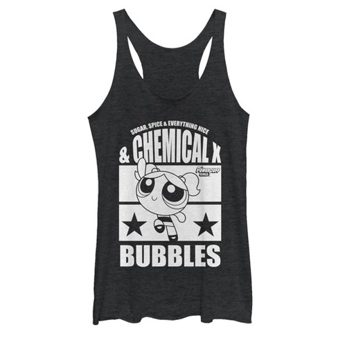 Women's The Powerpuff Girls Chemical X Bubbles Racerback Tank Top - image 1 of 3