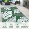 Outdoor Straw Plastic Rug, Lightweight Reversible Patio Rug, Folding Portable Deck Area Carpet, Large Floor Mat for Backyard Garden Camping Picnic - 4 of 4