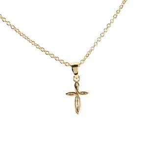 Dicksons 73-4883P Mini Twisted Ribbon Cross, Gold Tone 18 Inch, Plated ...