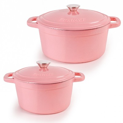 Neo 4pc Cast Iron Set 3qt Covered Dutch Oven & 7qt Covered Stockpot Purple  - Bed Bath & Beyond - 37571518