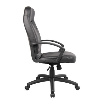Black Leather High Back Executive Ergonomic Swivel Chair