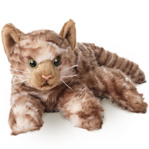 Bearington Louie Plush Stuffed Animal Brown Striped Tabby Cat, Kitten 15 Inch - 1 of 4