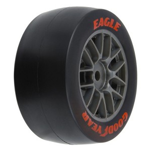 Pro-Line Racing 1/12 Goodyear Eagle Option Tire F/R MTD Gray Wheels (4): Losi NASCAR - 1 of 1