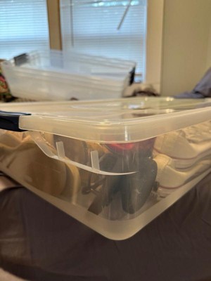 Rubbermaid 41 Qt. Cleverstore Clear Tote - Bliffert Lumber and Hardware