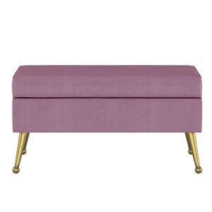 Marvin Pillowtop Bench with Splayed Emerald Lavender - Opalhouse , Purple