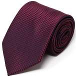 Men's Diamond Pattern Micro Fiber Poly Woven Regular Neck Tie