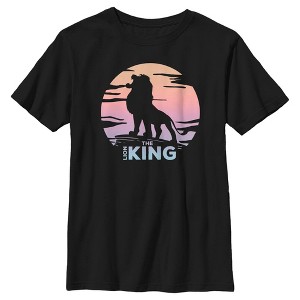 Boy's Lion King Sunset Simba T-Shirt - 1 of 4