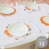 Big Dot of Happiness Orange Grad - Best is Yet to Come - Orange Graduation Party Round Table Decorations - Paper Chargers - Place Setting For 12 - 2 of 4