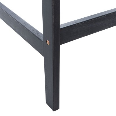 Sunset Terrace Chic Black Eucalyptus 3-Piece Bar Height Bistro Set