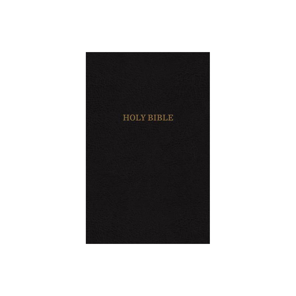 KJV, Reference Bible, Personal Size Giant Print, Bonded Leather, Black, Indexed, Red Letter Edition - Large Print by Thomas Nelson (Leather Bound)