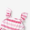 PATPAT Multipack 3pk Girl Toddler Dresses Sleeveless Flamingo Striped Toddler Casual Ruffle Cute Dresses - 2 of 4
