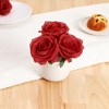 REGALWOVEN Home Decor Silk Fake Roses Artificial Flower Head for DIY Crafts Wedding 2.8" 25 Pcs - 2 of 4