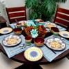 16pc Stoneware Summer Terrace Dinnerware Set - Elama - 4 of 4